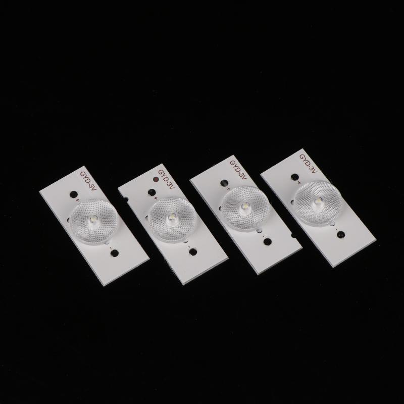 

10Pcs Diy Accessories 3V Smd Lamp Beads With Optical Lens Fliter For 32-65 Led Tv Repair Led Light Strip Parts