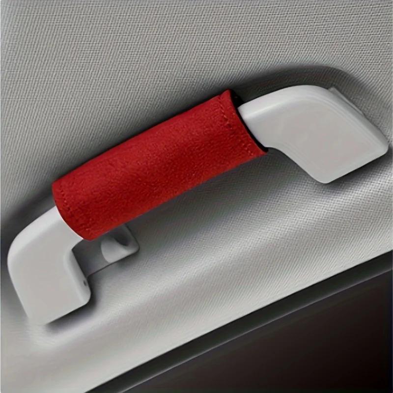 1PCS Car short plush handle cover, car roof protection cover, door handle, anti slip decoration, car interior products
