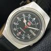 5 AUTOMATIC VINTAGE 6309A JAPAN MENS BLACK COLOR DIAL WATCH A702505-1 R126-a702505