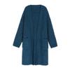 Autumn and Winter Ladies' Lazy Style Mid-Length Over-the-Knee Sweater Loose and Versatile Long-sleeved Knitted Cardigan