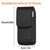 1pcs Tactical Cell Phone Pouch Holster with Free D Shaped Buckle Protable Wallet Card Waist Pack Outdoor Sports  Nylon Carrying Case
