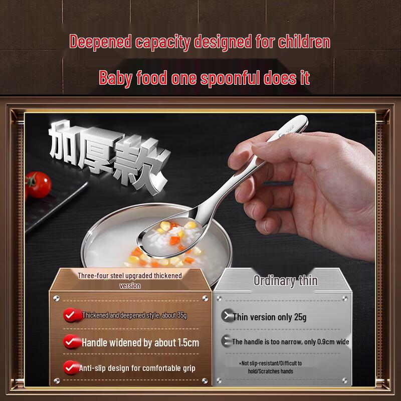 316 Stainless Steel Children's Spoon Set