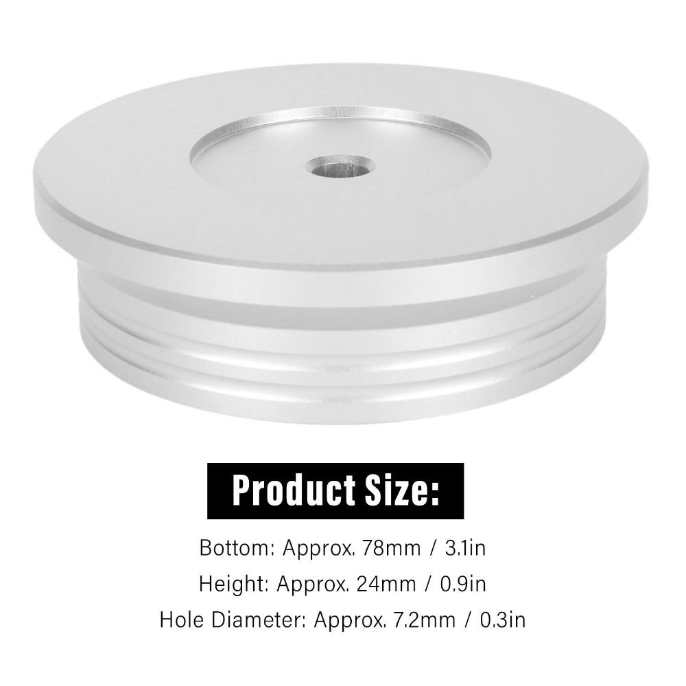 Aluminum Alloy Turntable Weight Clamp Vibration Reduction Disc Stabilizer Weight for LP Record
