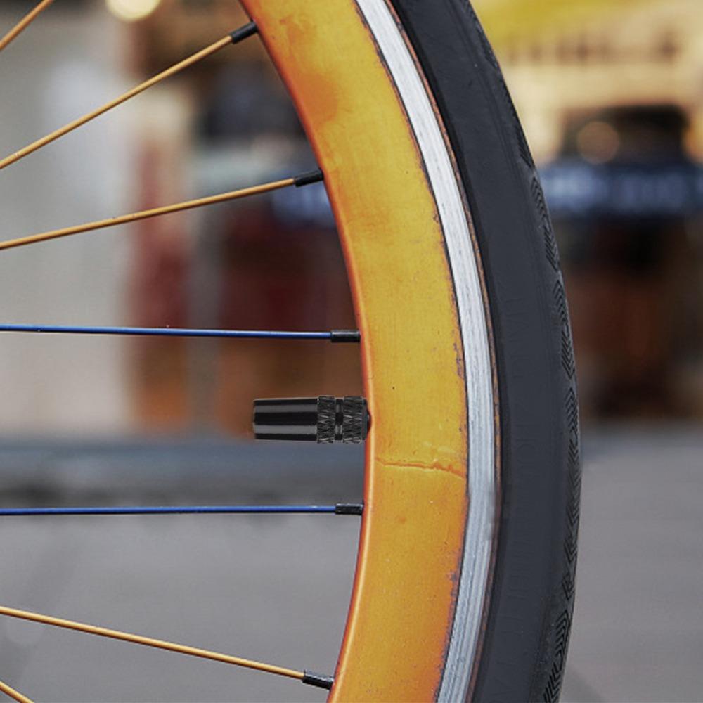 10Pcs Presta Valve Bike Valve Cap Aluminum Alloy Anodized Bike Tire Valve Cap Dust Proof Bicycle Valve Protective Cap