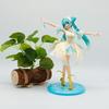 Anime Hatsune Miku Swan Figure Model - Beautiful Two-Dimensional Desktop or Car Ornament