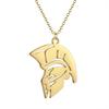 Kinitial Birth Flower Pendants Necklaces For Women Jewelry Ankh Cross Egyptian Leaves Moon Sun Butterfly Chain Choker Collares