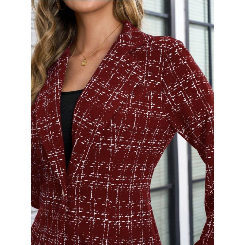 Women S Slim Fit Long Sleeve Mid Length Blazer For Women Casual Office Wear
