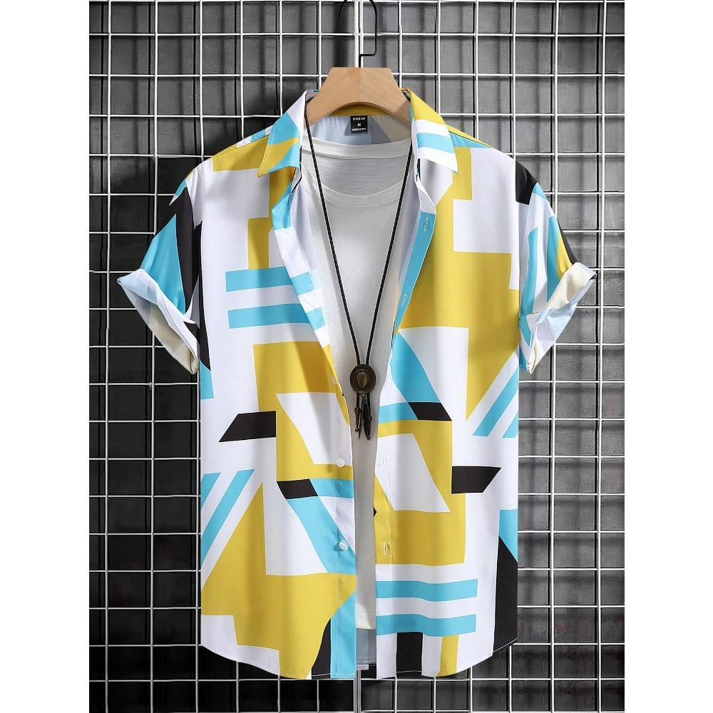 Manfinity Hypemode Men Geo Print Shirt Without Tee