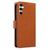 For Samsung Galaxy A16 4G/5G Case RFID Blocking PU Leather Wallet Flip Phone Cover with Wrist Strap