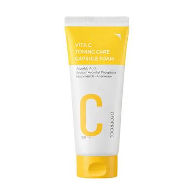 Vita C Toning Care Kapsulová pena 150 ml Rozjasňujúci denný čistič tváre pre čistú a hladkú pleť