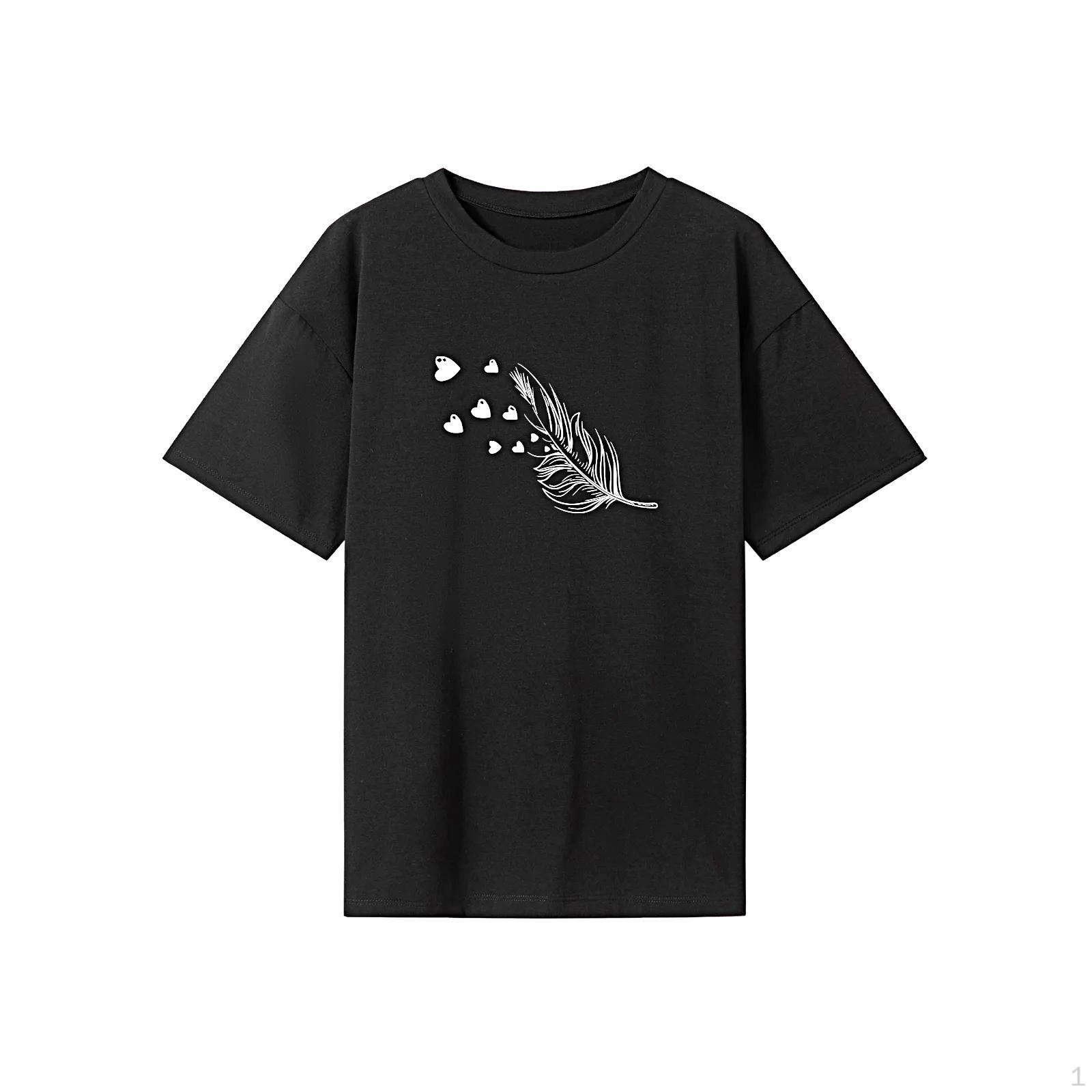 

T Shirt for Women Summer Costume Clothes Soft Casual Basic Tee Travel Office