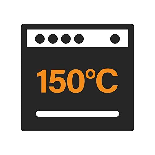 [Officially Imported] Fiskars 22cm Casserole (with Lid), Induction/Gas Compatible, Non-Stick, "Hard Face" 1052227