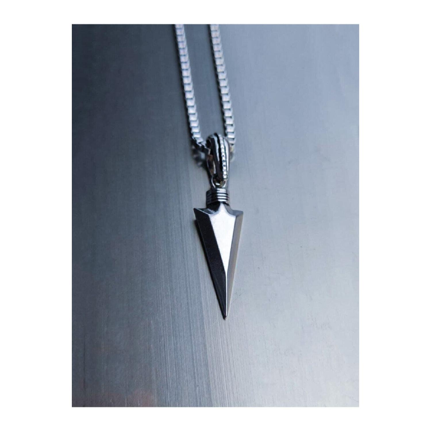 

Срібне чоловіче намисто Triagle Arrowhead (срібло)