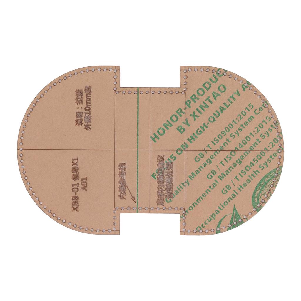 Acryl Geldbörsen Schablone DIY Präzises Schneiden Klare Acryl Vorlage zur Herstellung von Münzbörsen Leder Geldbörsen Vorlage