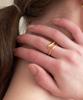 Halden Sharp Finish Two Line Ring (R004_Gold)