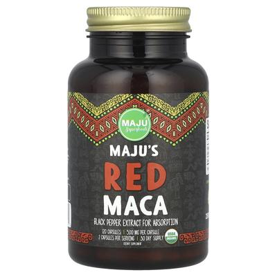 Maju Superfoods, Maca Rossa di Maju, 120 capsule