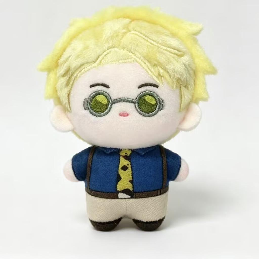 Kawaii 10cm Nanami Kento Plush Doll Pendants Mini Gojo Satoru Keychain Plush Toy Bag Fushiguro Megumi Stuffed Doll Birthday Gift