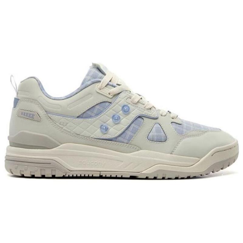 SAUCONY Cross 90 Cushioning Wear-Resistant Low-Top Skateboard Shoes Unisex Gray Saucony S79035-11