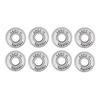 8 Pcs 608RS-ABEC 11 Skate Bearings Quality Steel Bearings High Performance Scooter Bearings Skateboard Longboards Ball Bearings