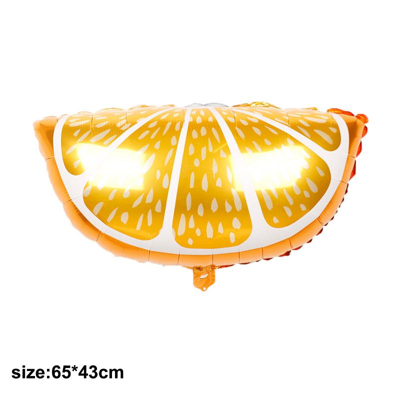 Adorable Fruit Theme Balloons Strawberry Watermelon Orange Pineapple for Nursery Birthday Decorations Outdoor  Style