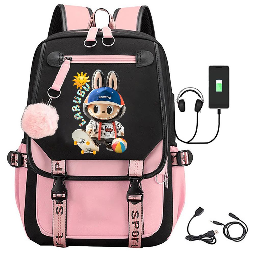 

Bubble Matrag Backpack for Middle and High School Students, Large Capacity USB Multifunctional Student Backpack