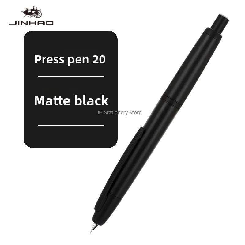 JINHAO 20 Press Fountain Pen Elegant Luxury Ink Pen F EF Nib Writing Calligraphy Pens School Supplies Stationery