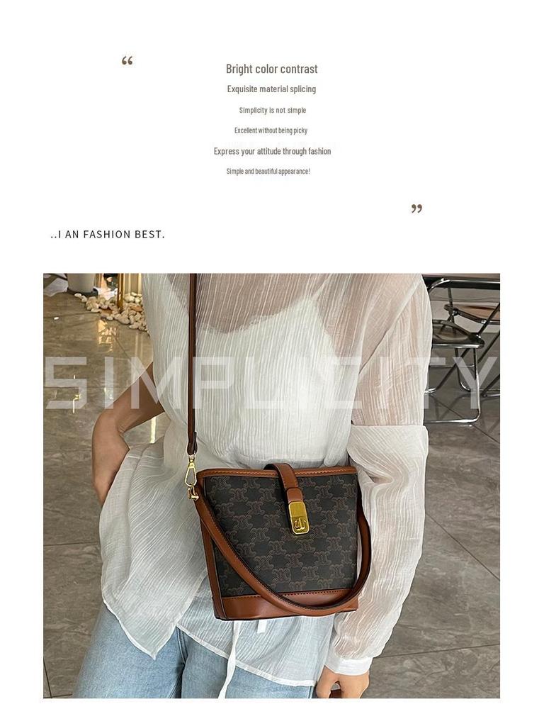 Handtasche im koreanischen Stil, trendig, luxuriös bedruckt: Damen Vielseitige Schulter- & Umhängetasche