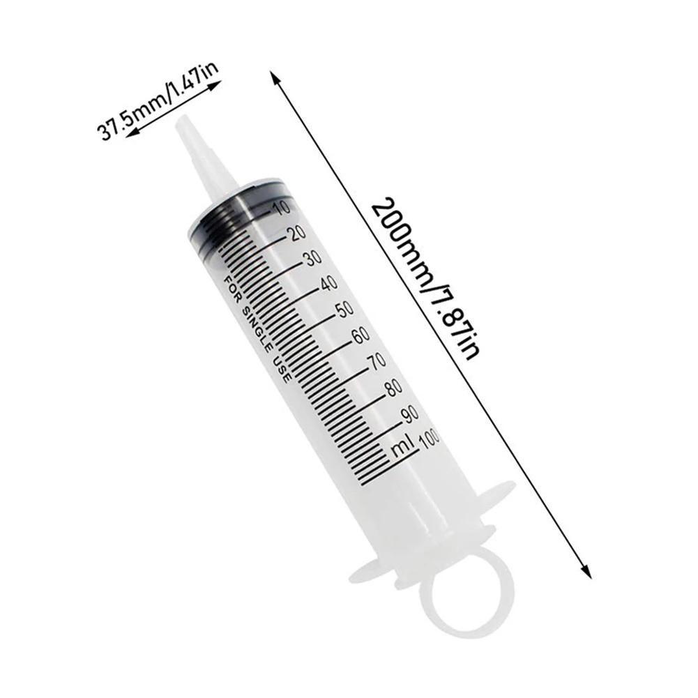 20 ml/150 ml Matningsspruta Limfyllningsspruta Enemaspruta Näringsämne Steril Utan Nål Vattning för Industriell Hydroponik