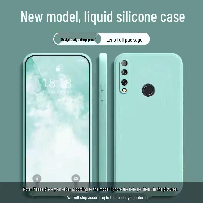 Huawei Enjoy 10 Plus Liquid Silicone Drop-proof Phone Case - Skin-friendly & Full Coverage