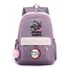 Anime Demon Slayer Printed Backpack for Teenger Student Large Capacity Waterproof Schoolbag Bookbag Women Travel Bag Gift