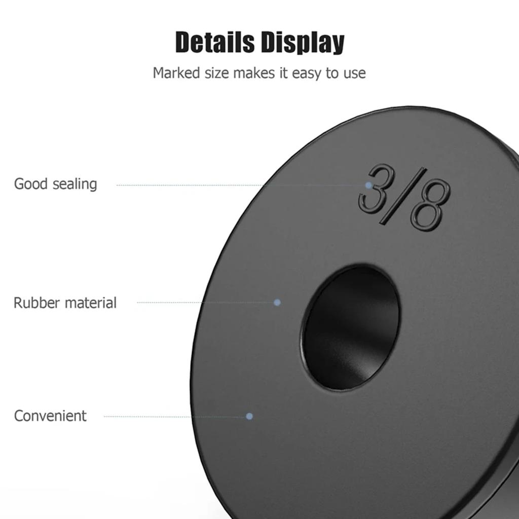 106Pcs Faucet Washer Assortment Kit Rubber Flat and Beveled Washers Set Durable Faucet Sealing Washer Gasket Replacement with