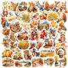 50 Cartoon Autumn Harvest Graffiti Stickers Decorate Guitar Notebook Suitcase DIY Waterproof