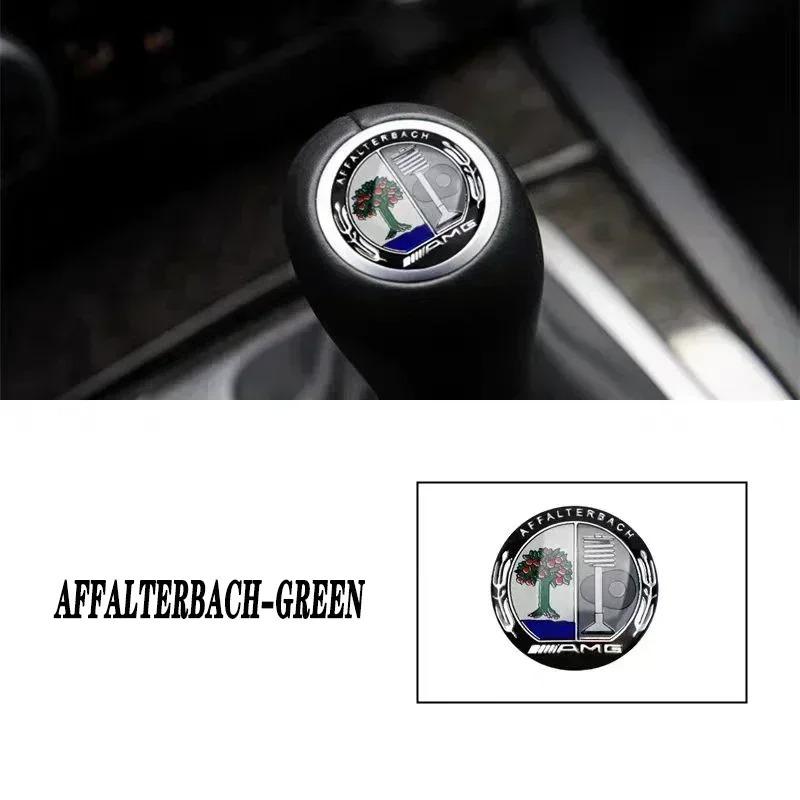 YVK5 Car Accessories Gearbox Control Lever Sticker Shift Handle Decals For Mercedes Benz AMG C E SClass W204 W205 W203 W211 W212 W213