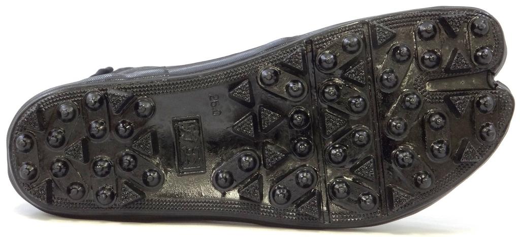 Rikioh Stick-On Tabi, Spike Underground Tabi, Large Kohaze, 8 Sheets, Black, 24.0cm, spk8