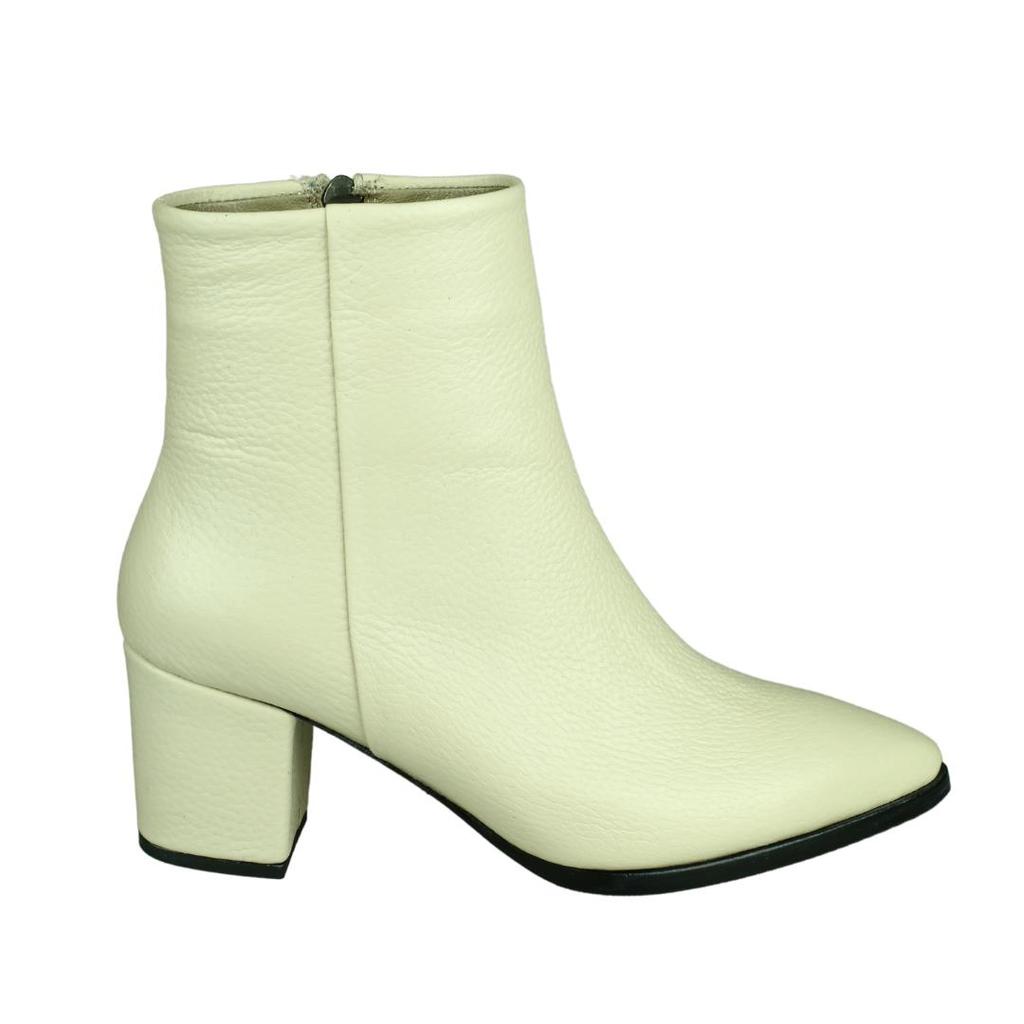 Cizme de damă din piele naturală cu toc înalt