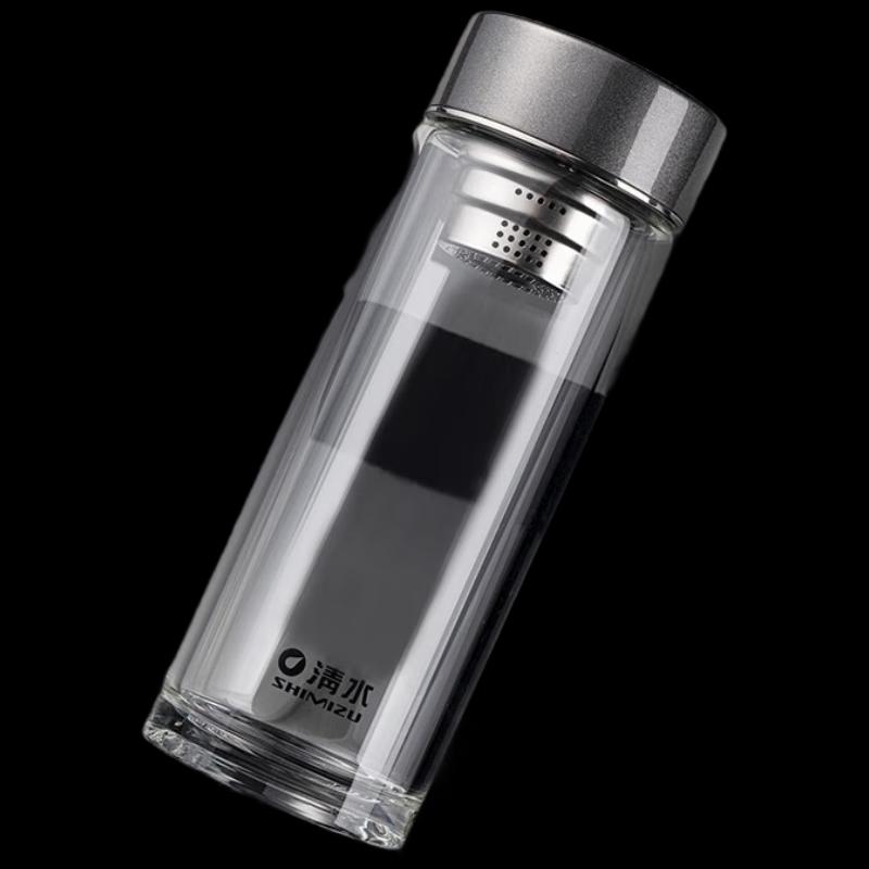 SHIMIZU 8811 Single-Layer Glass Tea Infuser Bottle