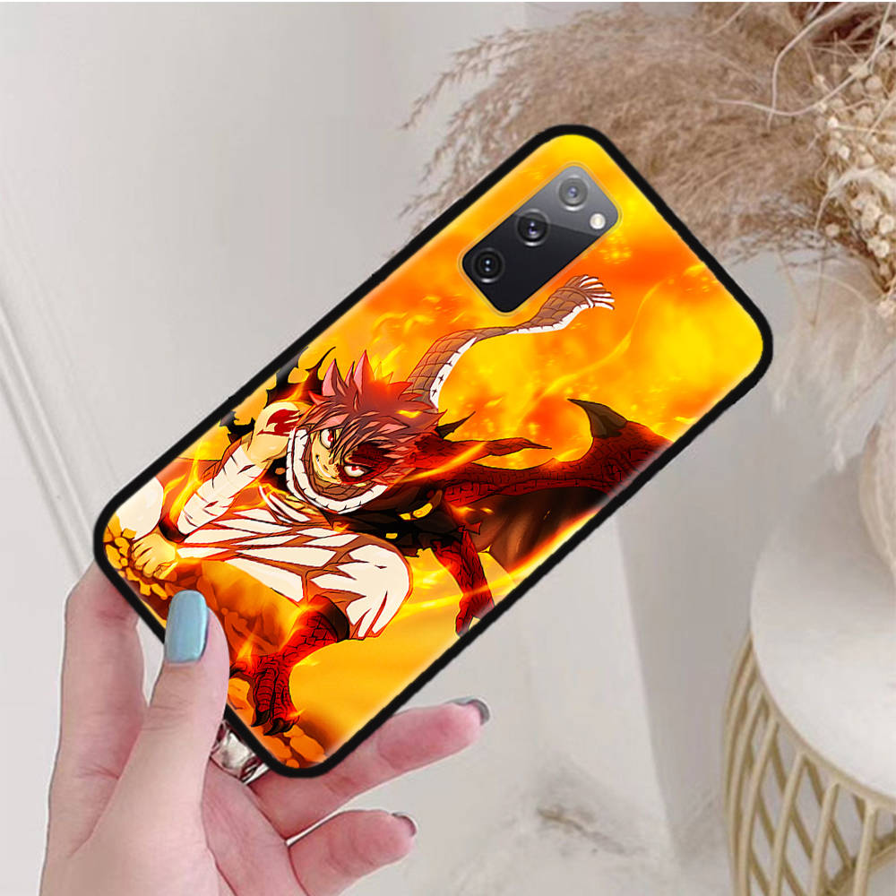 Black Case for OPPO Reno 8 6 5 4 Pro Plus Find X3 A17 A3 A31 A38 A40 A53 A54 A55 A74 A76 A78 A77 A80 A94 A95 A96 Lite W-64 Fairy Tail