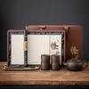 Guochao Retro Style Gift Purple Sand Ceramic Tea Set Printing Company Activities To Send Gifts To Customers