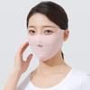 High-Value 3D Ice Silk Eye Corner Care UV Protection Mask for Women - Breathable & Seamless Summer Sun Shield