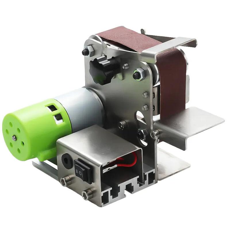 

Small Mini Electric Sand Belt Machine DIY polishing machine sharpener grinder EU Plug