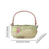 Ceramic Flower Pot for Handheld Basket Planter Container Indoor Decoration