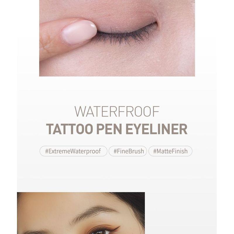 MACQUEEN - Waterproof Tattoo Pen Eyeliner - 2 Colors