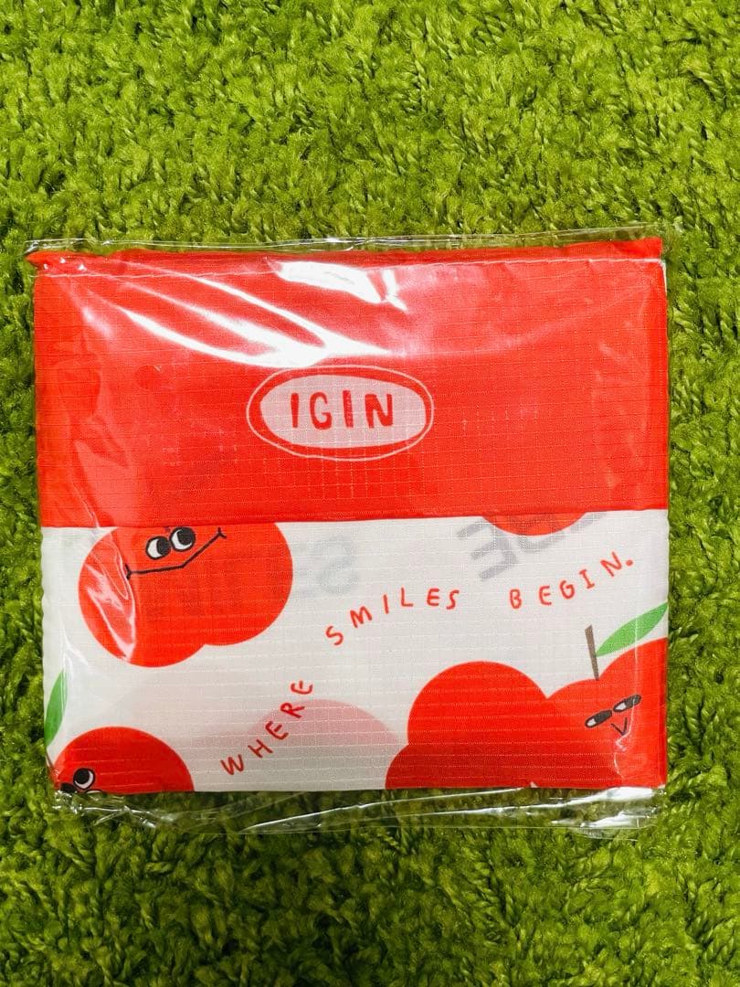 

[Б/У] BTS Джин IGIN Складная Эко-Сумка Shibuya Pop-Up Apple