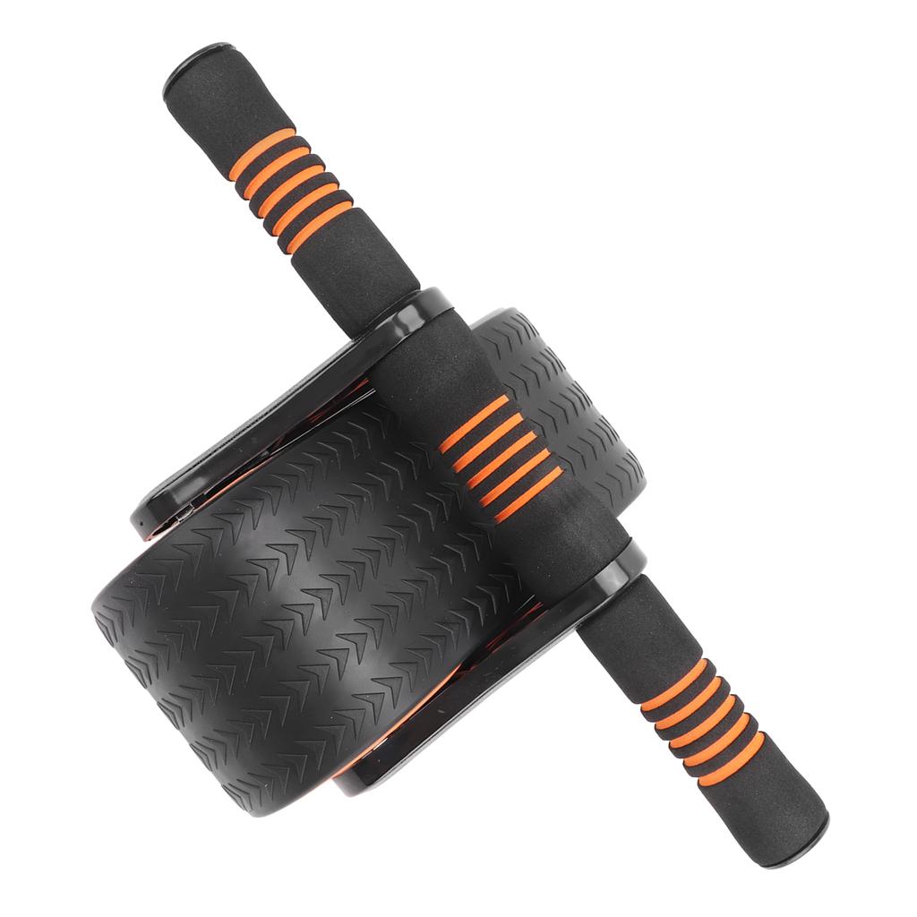 Abdominal Roller Wheel Automatic Springback Abdominal Wheel With Ergonomic Handle Knee Pad For Home Gym Orange