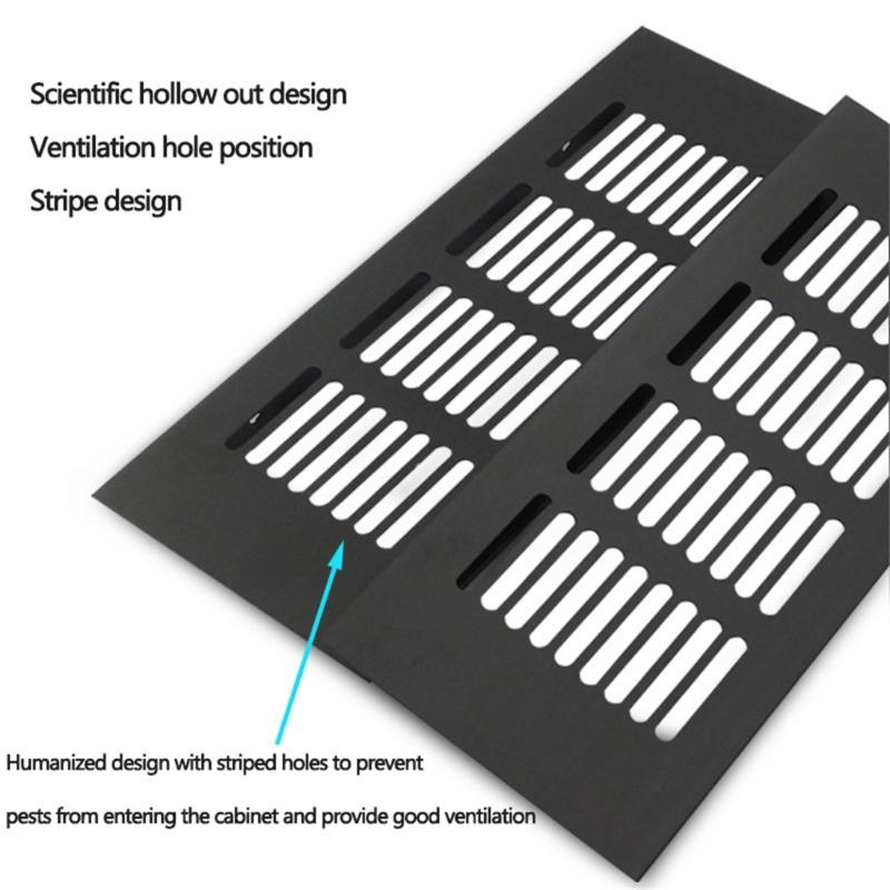 Air Vent Cover Aluminium Alloys Ventilations Grilles for Wardrobes Cabinet