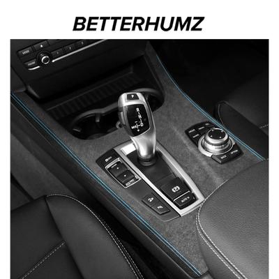 Wykonane z Alcantary Do BMW X3 F25 X4 F26 Panel Środkowej Konsoli Panel Dźwigni Zmiany Biegów Listwa Naklejki Performance Akcesoria do Wnętrza Samochodu