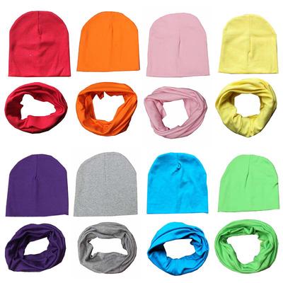 Baby Hat Scarf Infant Children Hat Scarf Candy Ball 2 Pc Set UK SELLER