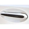 Cover Trim Exterior Side Door Handle For BMW 5 Series ABS Carbon Fiber 2018-2022