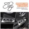 Soft Carbon Fiber Window Lift Switch Trim Sticker For Nissan Juke 2011-