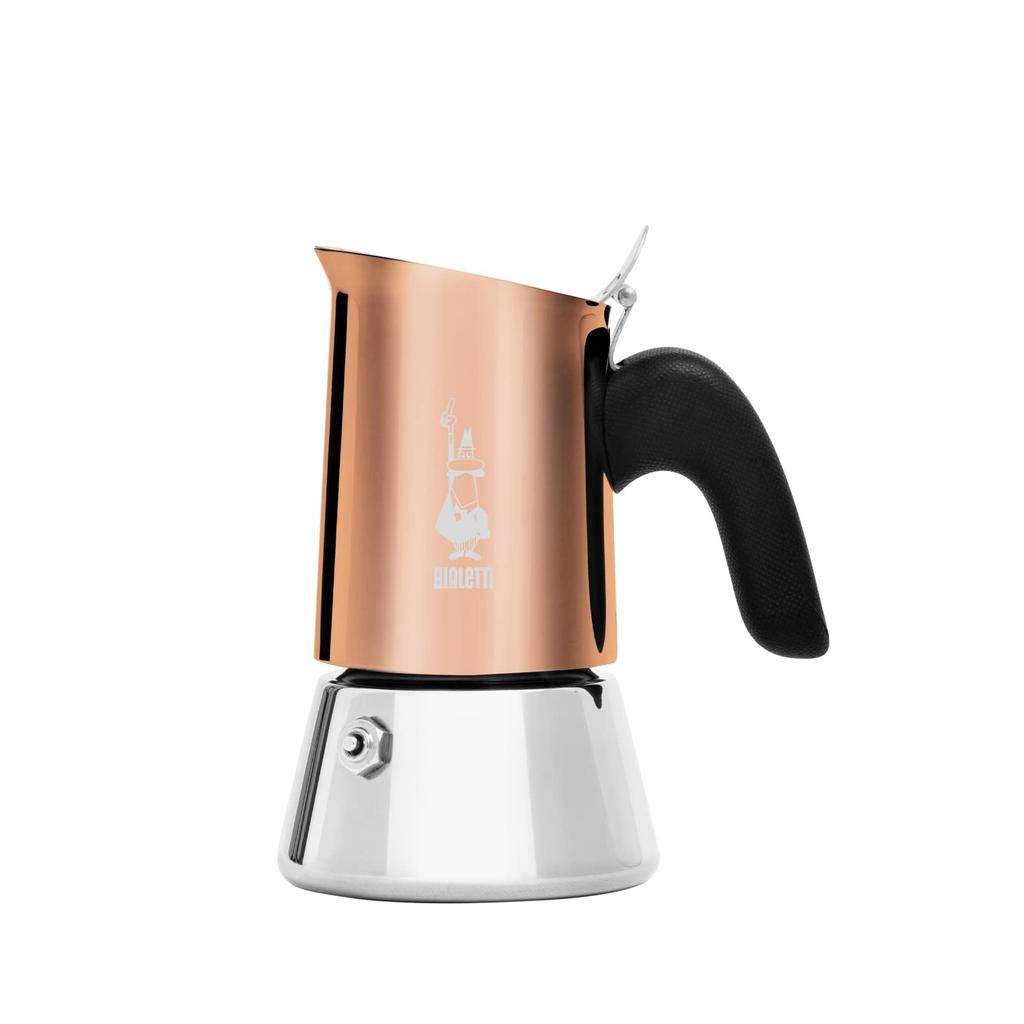 Bialetti Venus Copper 2-Cup Stainless Steel Model, Stovetop Coffee Maker, Espresso Maker, and Mocchinetta